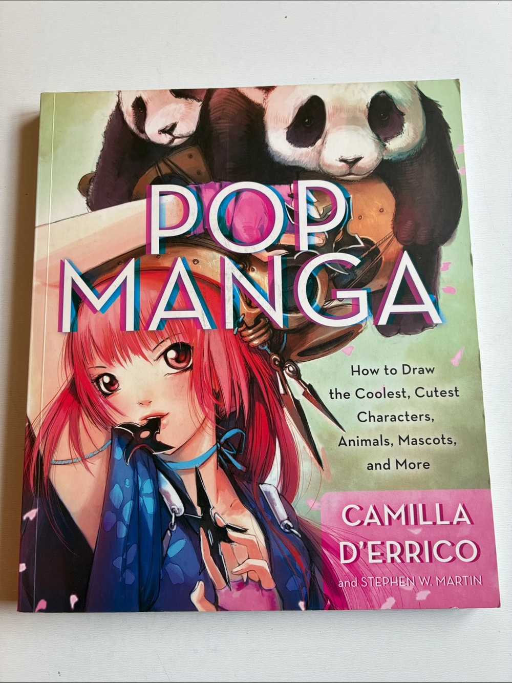 Pop Manga by Camilla D'Errico - Pink & Green Cover